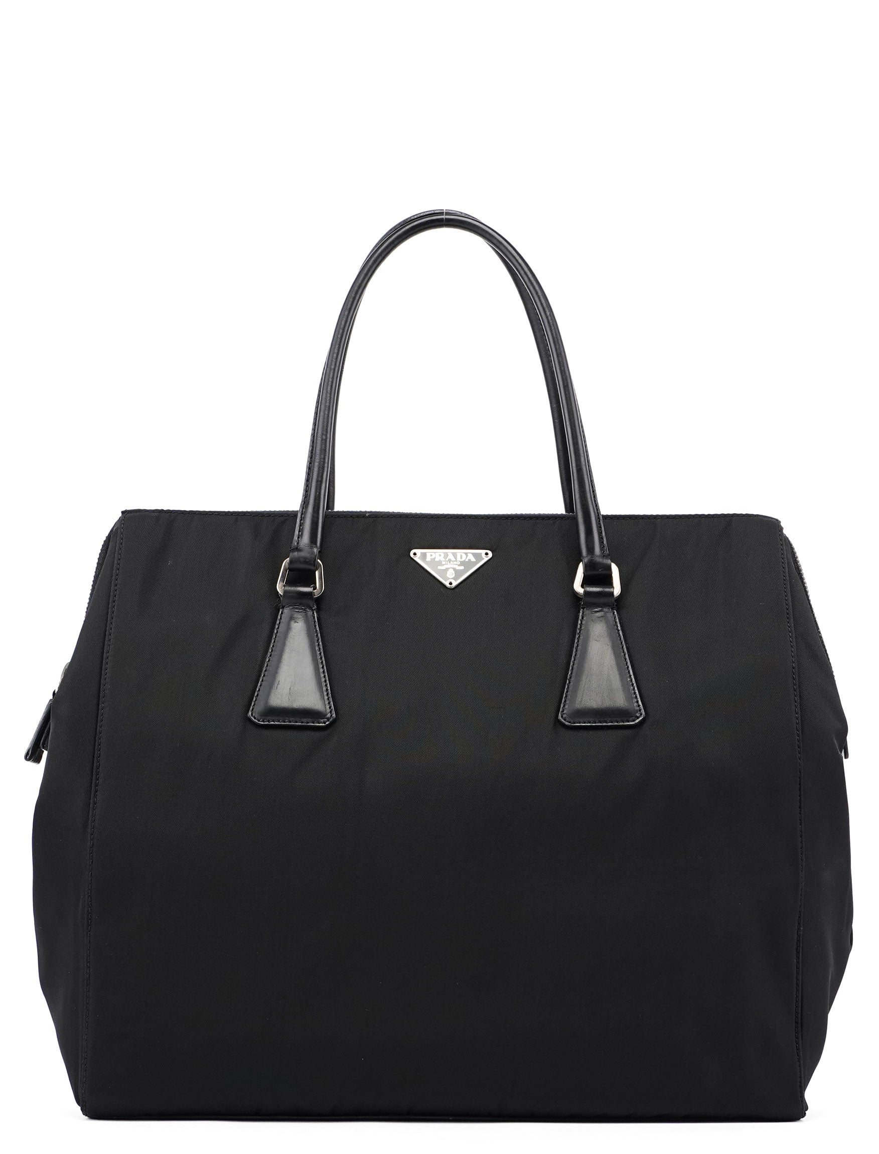Black Tessuto Calf Tote Bag