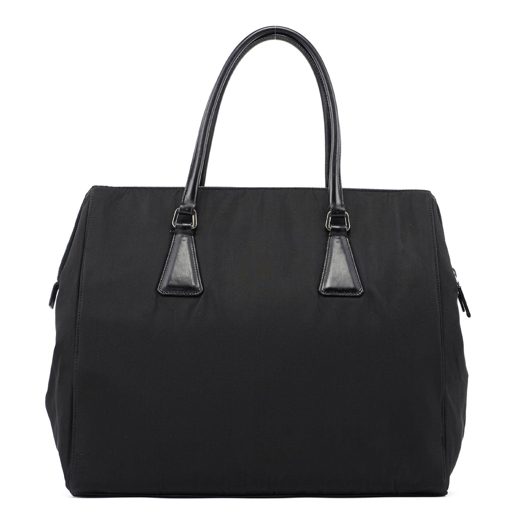 Black Tessuto Calf Tote Bag