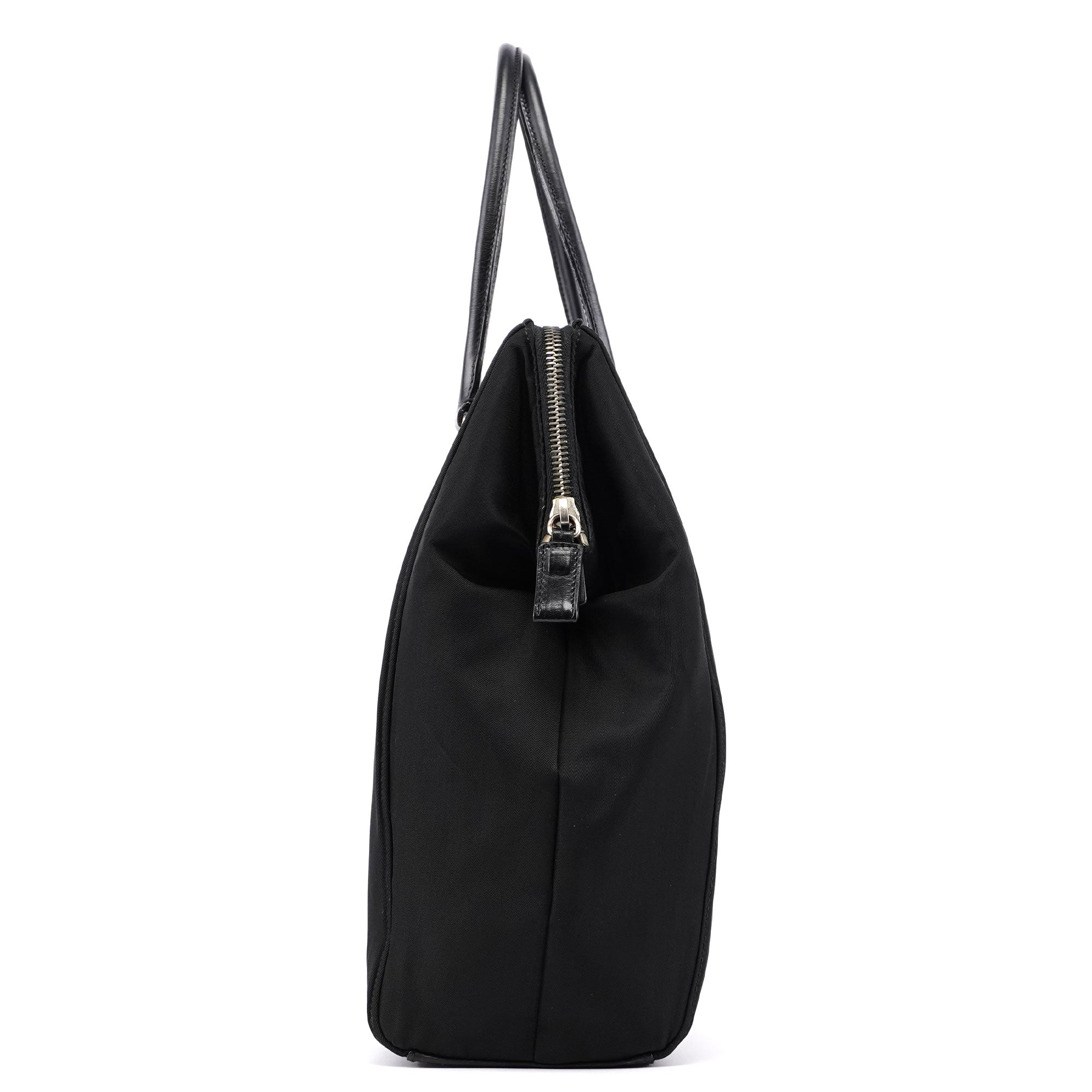 Black Tessuto Calf Tote Bag