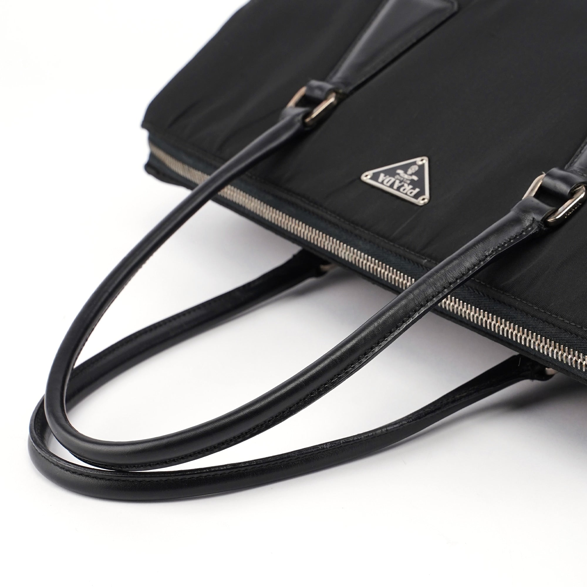 Black Tessuto Calf Tote Bag