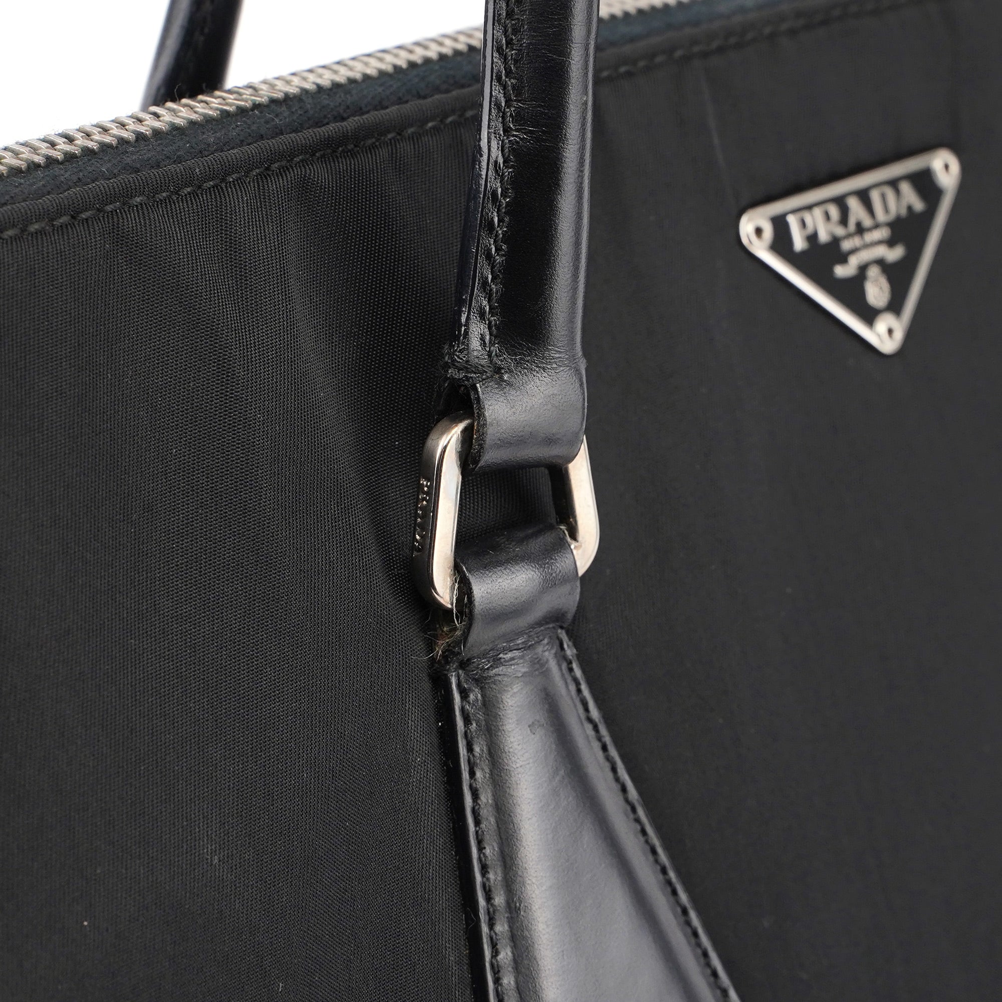 Black Tessuto Calf Tote Bag