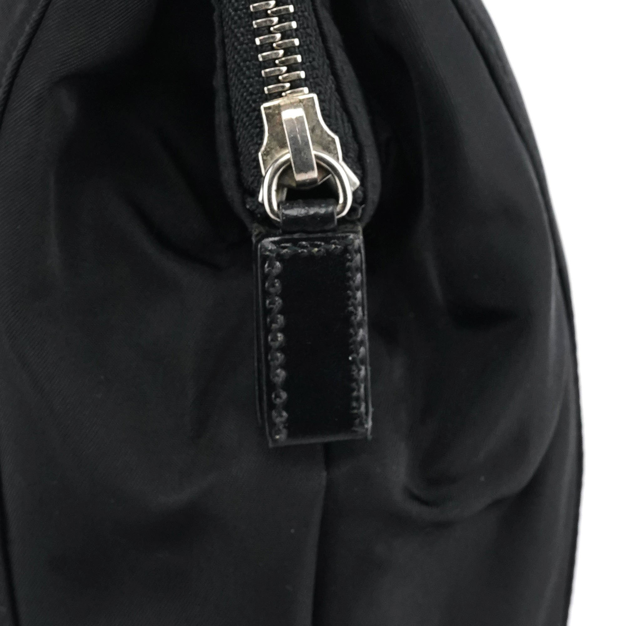 Black Tessuto Chic Nylon Shoulder Bag