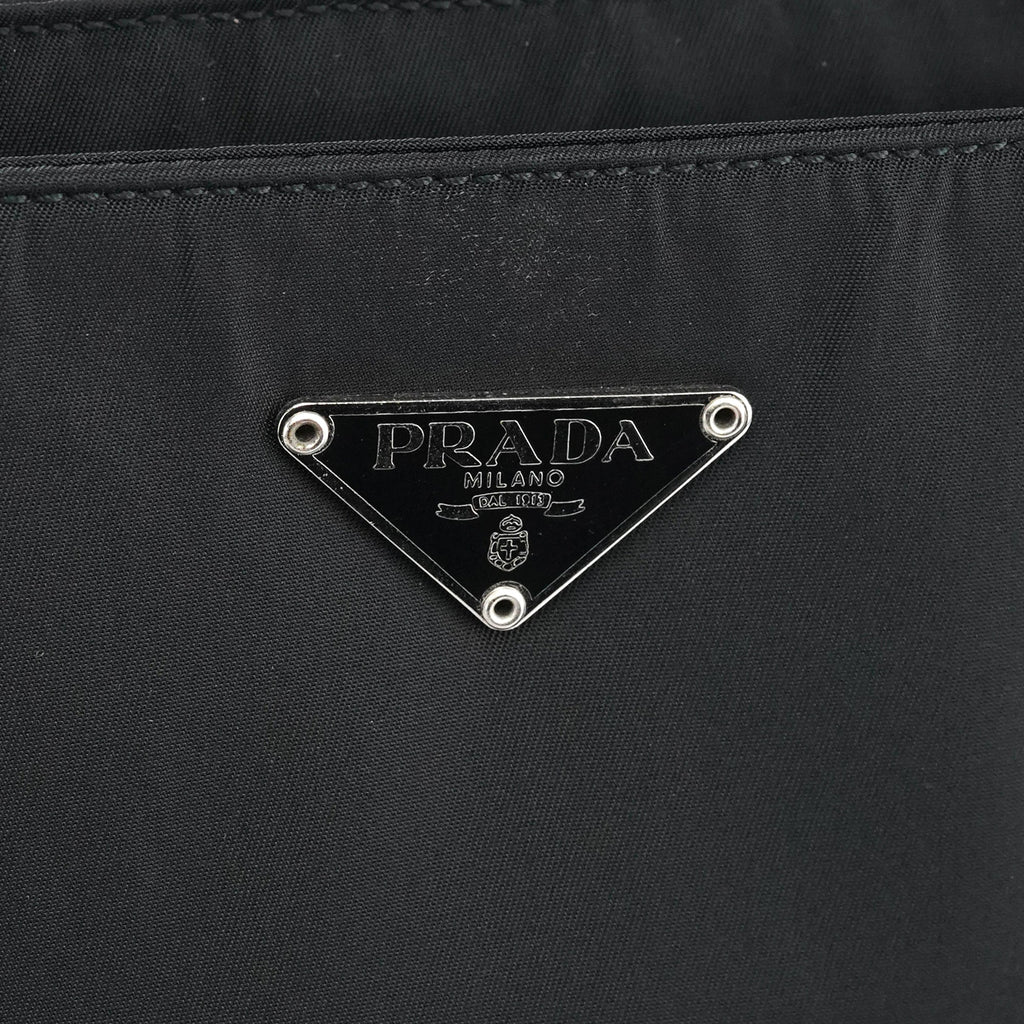 Black Tessuto Chic Nylon Shoulder Bag