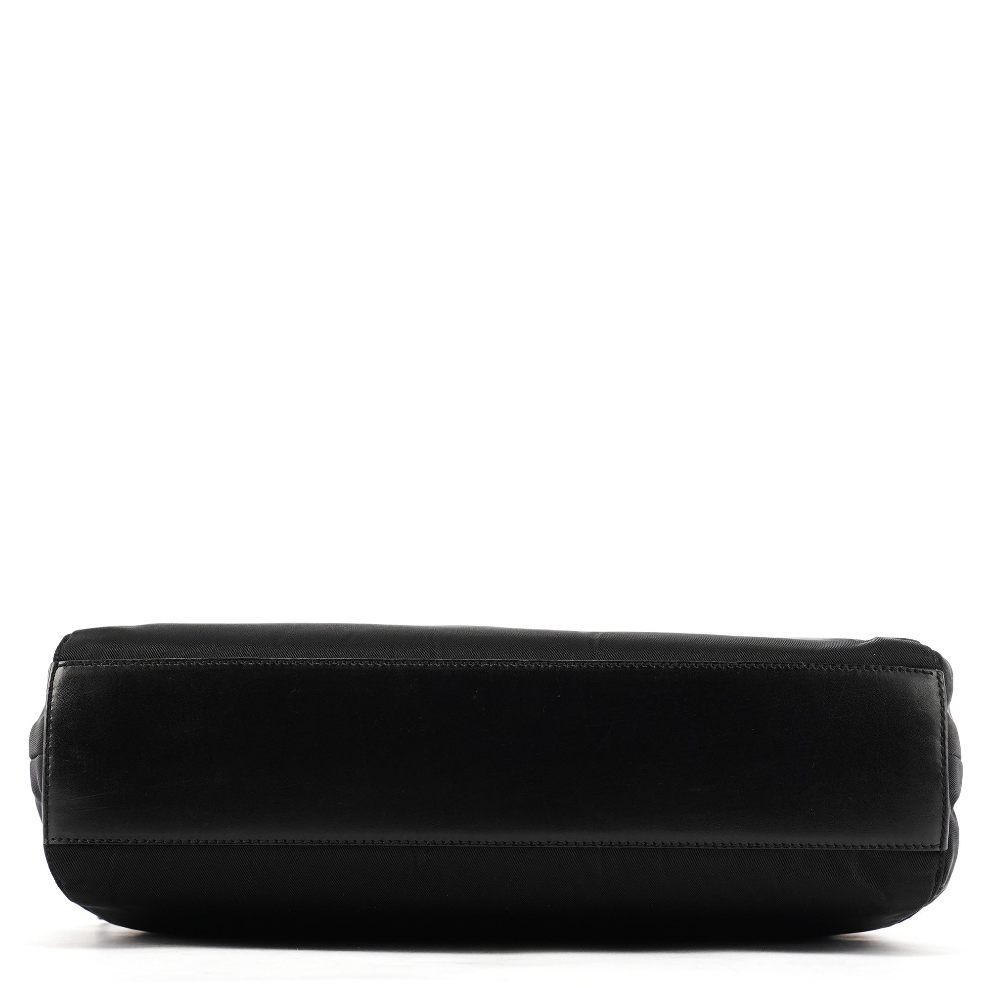Black Tessuto Chic Nylon Shoulder Bag