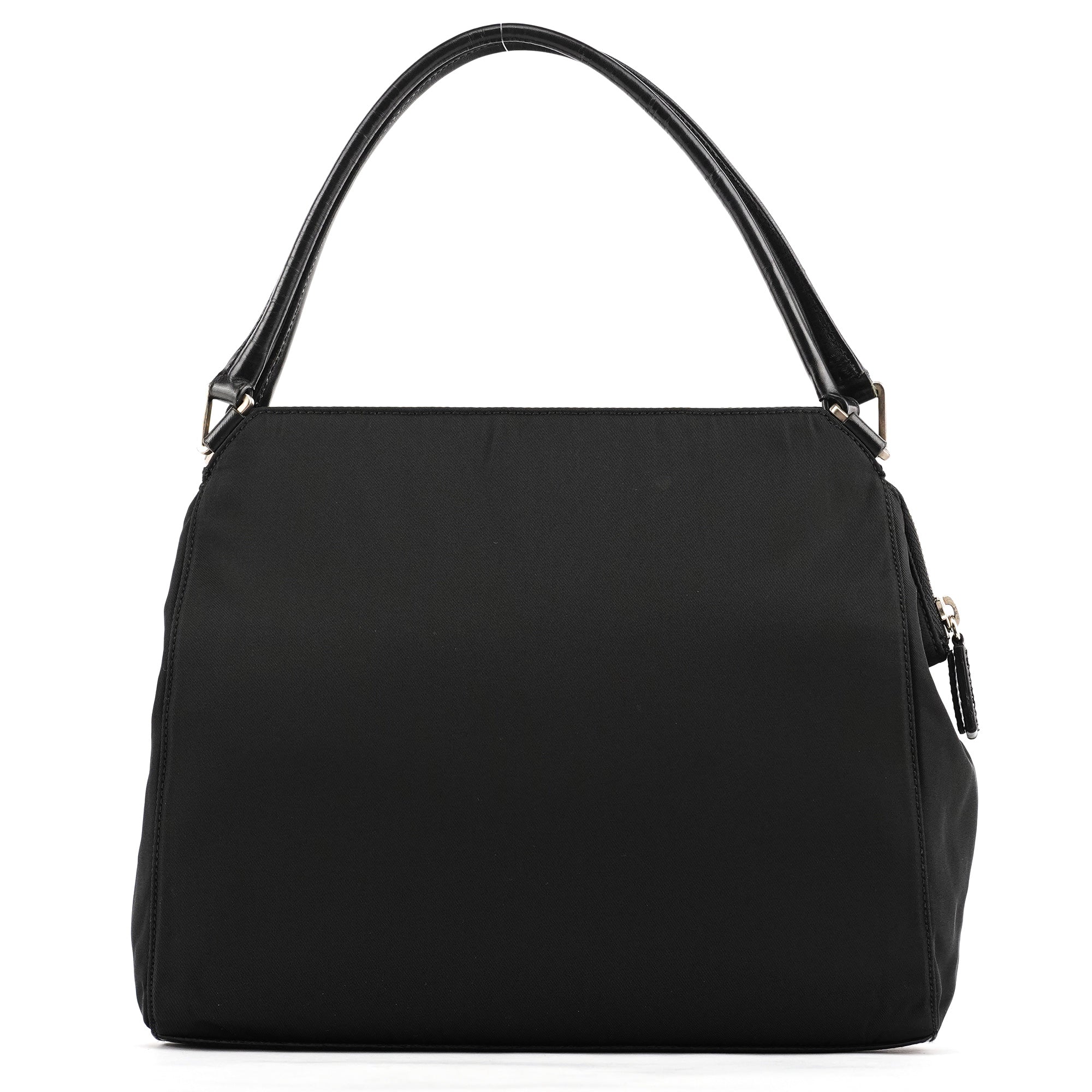 Black Tessuto Chic Nylon Shoulder Bag