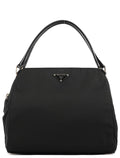 Black Tessuto Chic Nylon Shoulder Bag