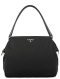Black Tessuto Chic Nylon Shoulder Bag