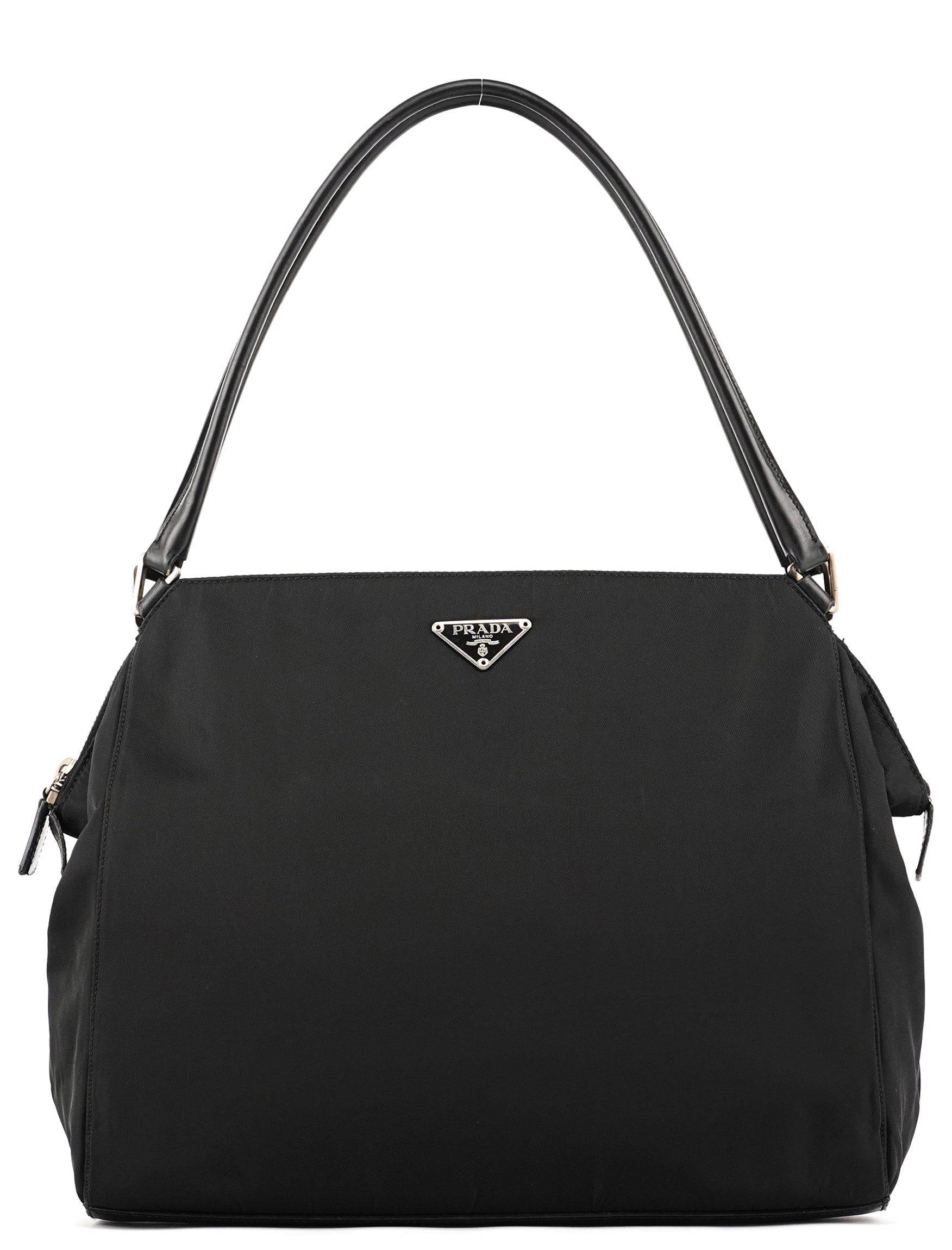 Black Tessuto Chic Nylon Shoulder Bag