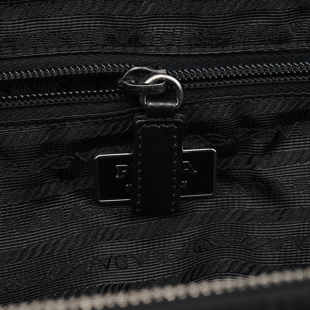 Black Tessuto Chic Nylon Shoulder Bag