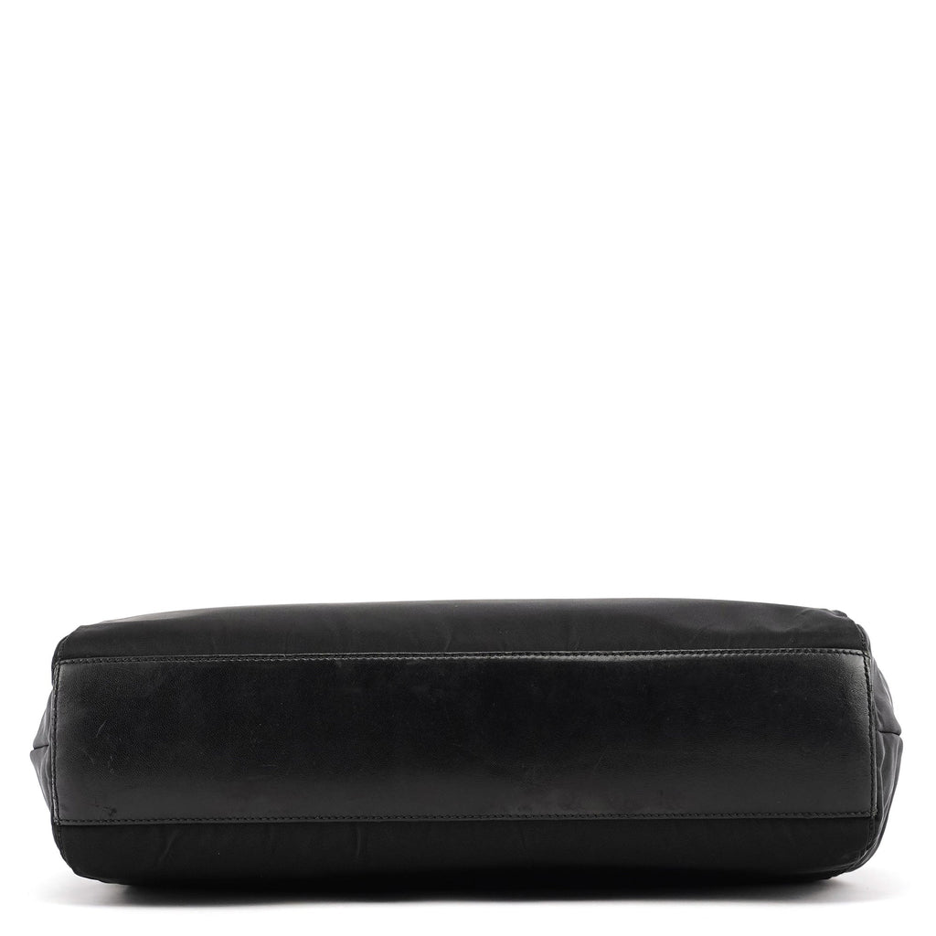 Black Tessuto Chic Nylon Shoulder Bag