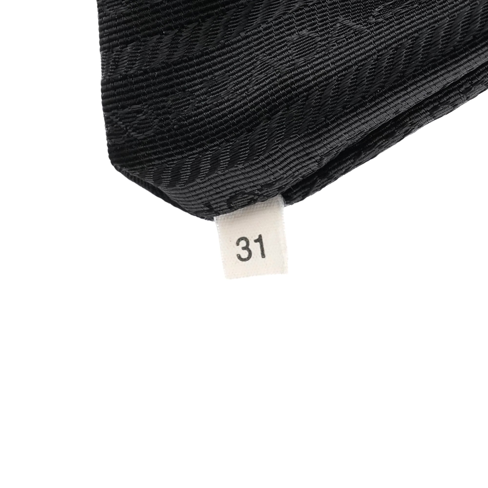 Black Tessuto Chic Nylon Shoulder Bag