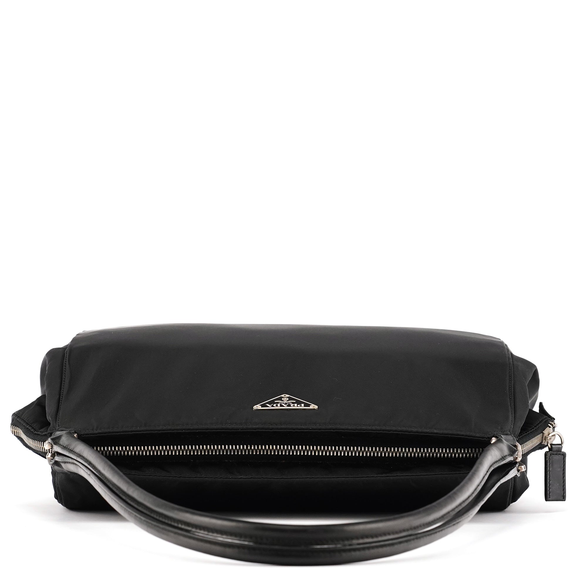 Black Tessuto Chic Nylon Shoulder Bag