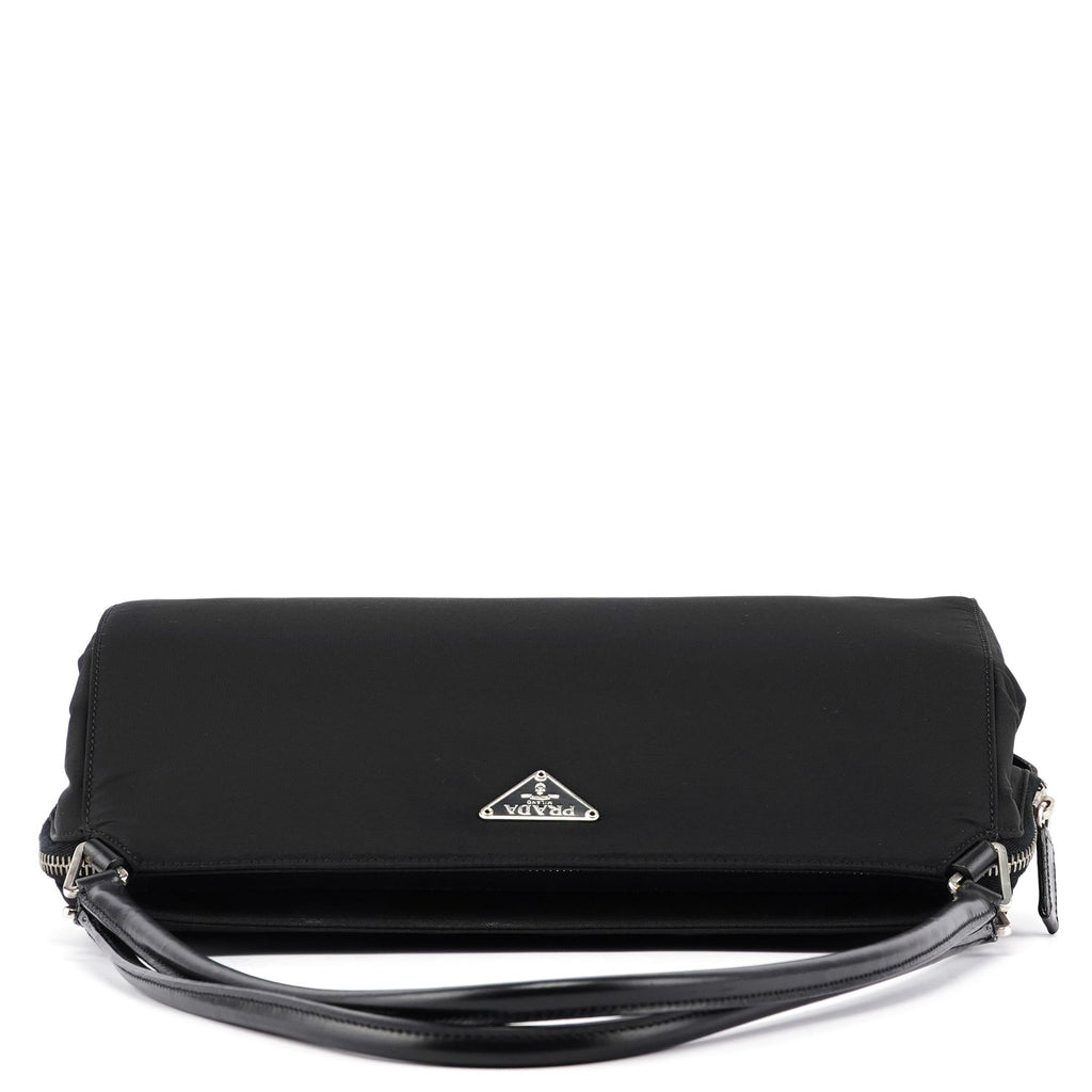 Black Tessuto Chic Shoulder Bag