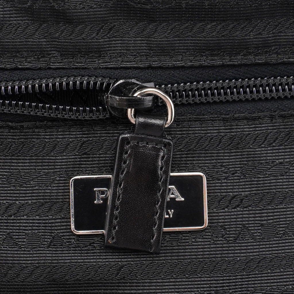 Black Tessuto Chic Shoulder Bag