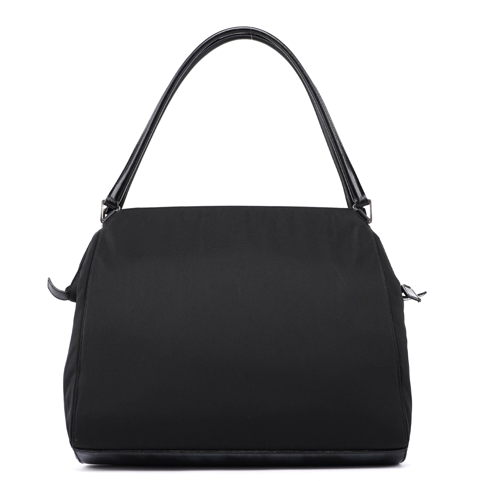 Black Tessuto Chic Shoulder Bag
