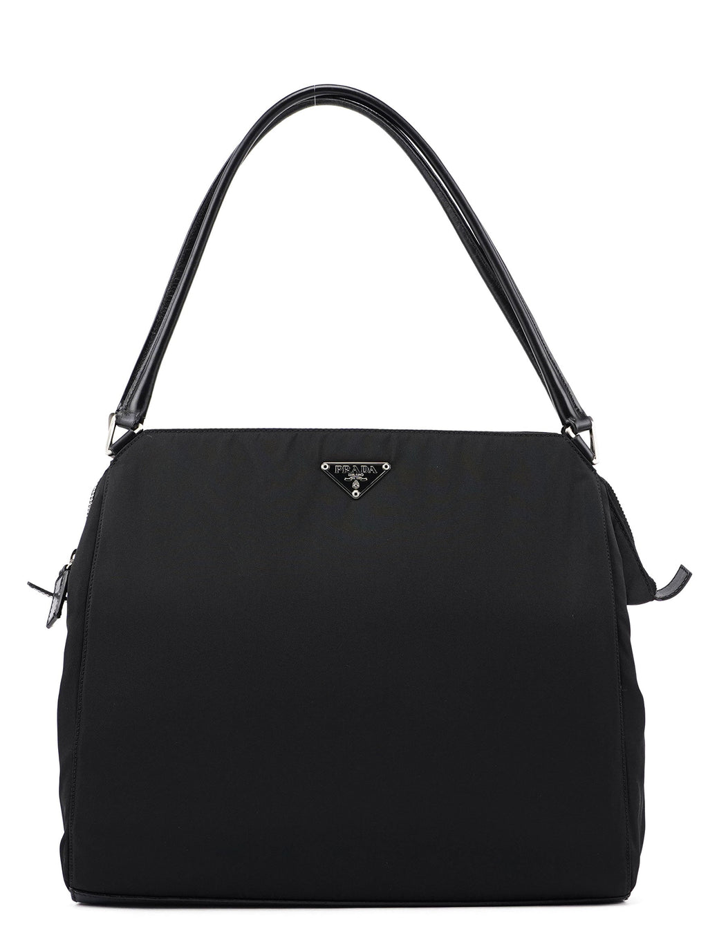 Black Tessuto Chic Shoulder Bag