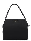 Black Tessuto Chic Shoulder Bag