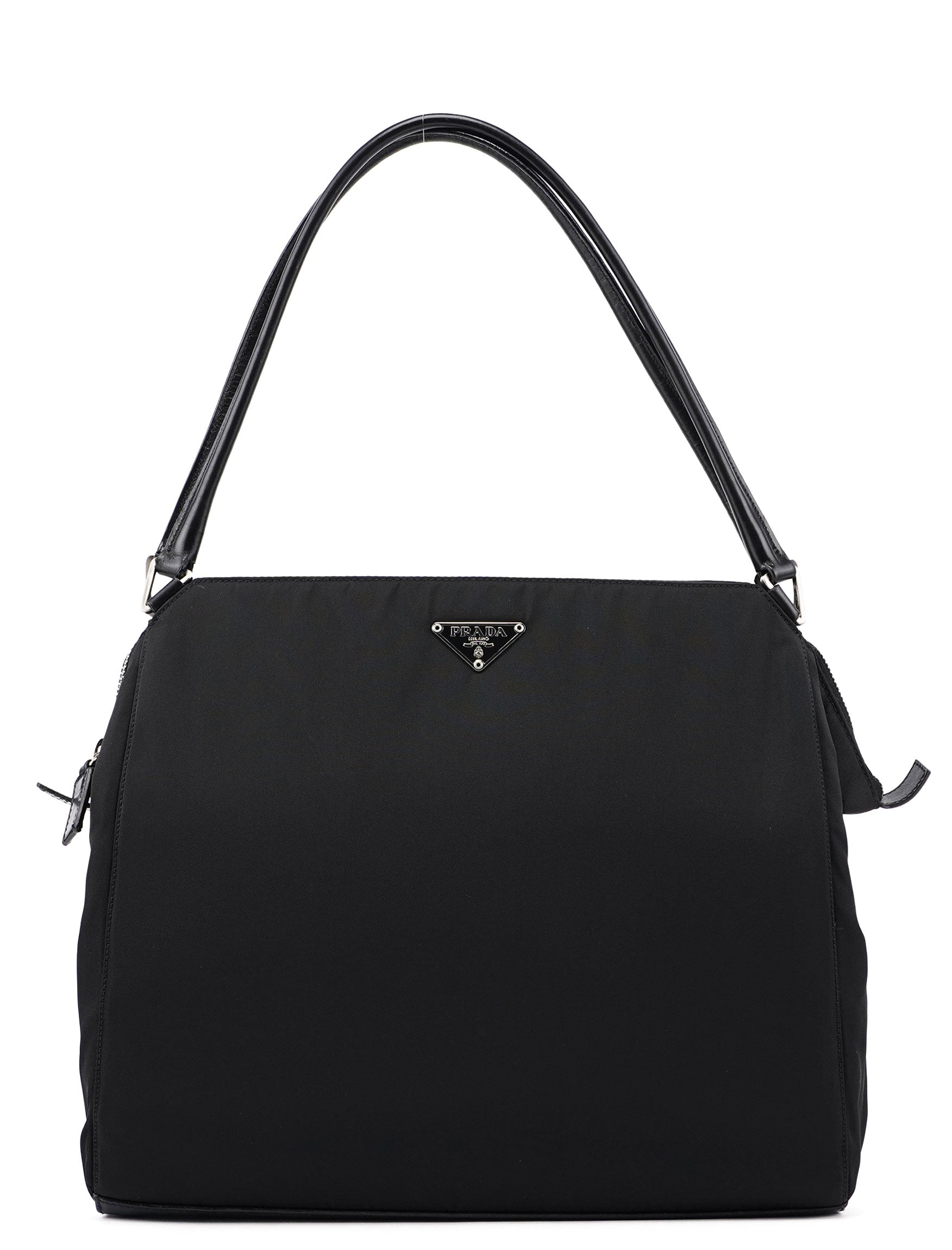 Black Tessuto Chic Shoulder Bag