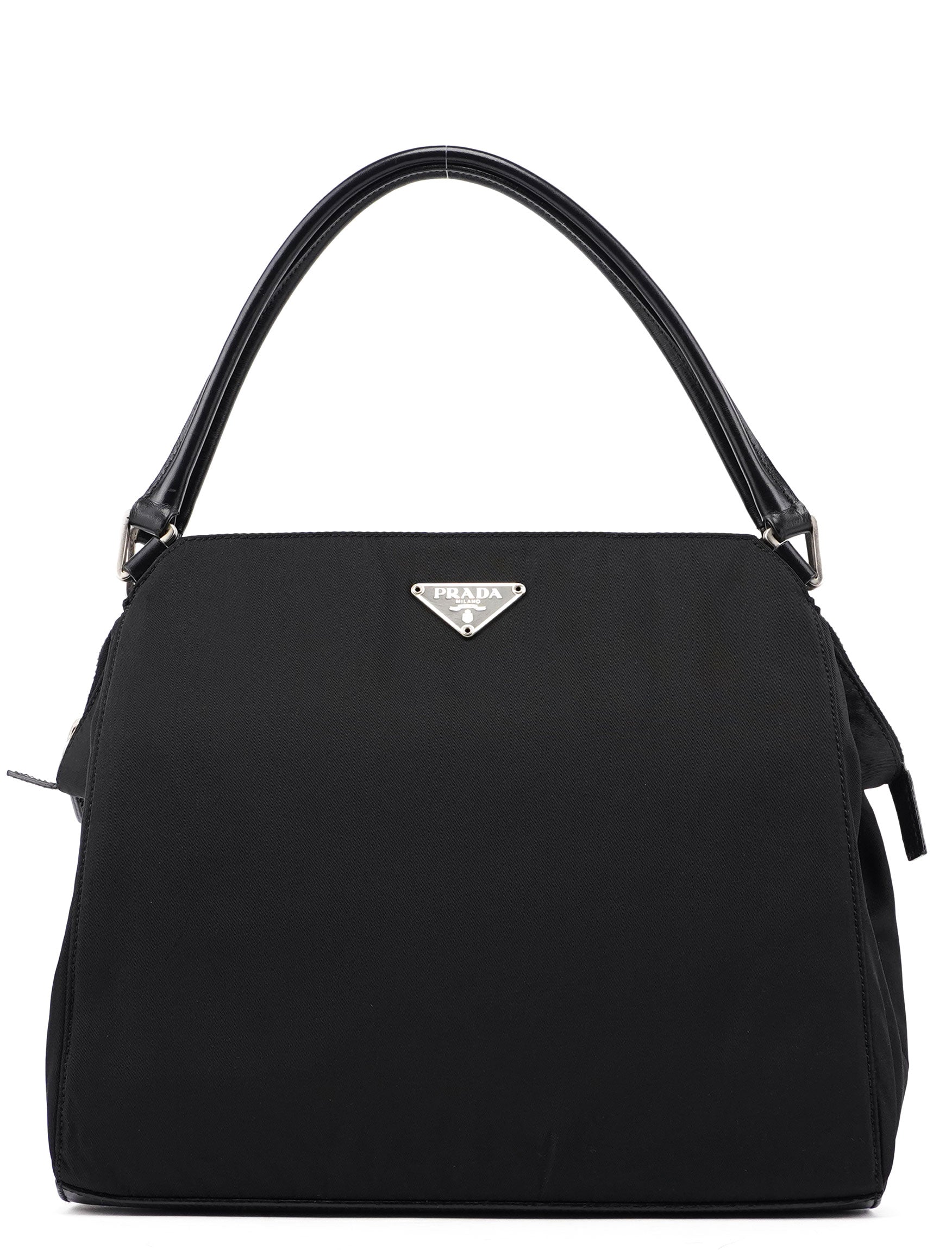 Black Tessuto Chic Shoulder Bag