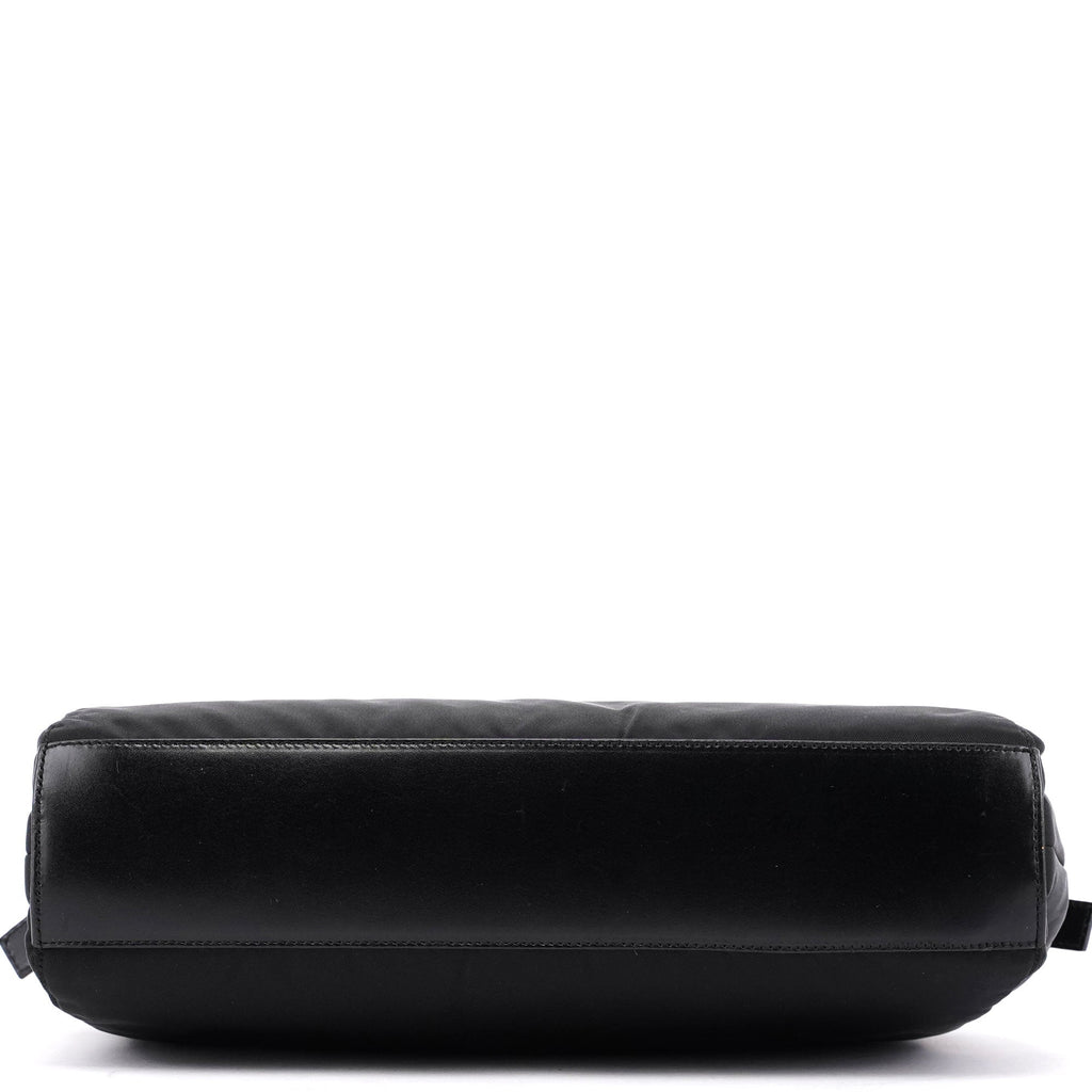Black Tessuto Chic Shoulder Bag