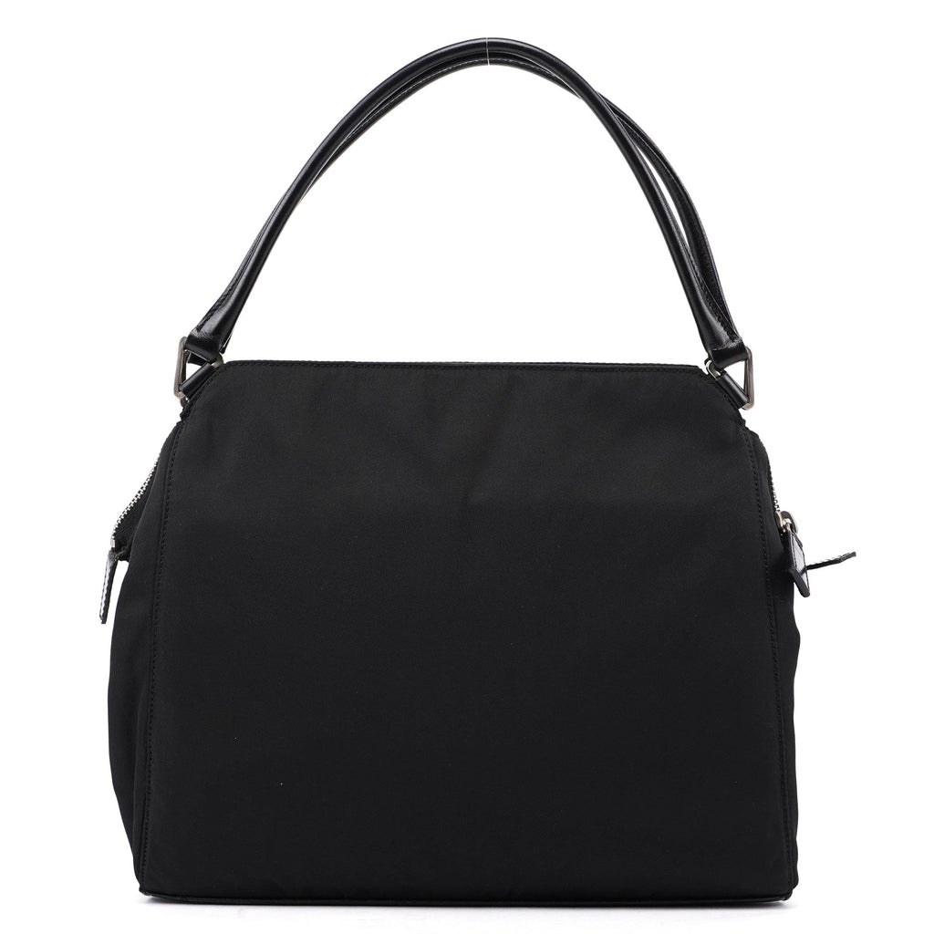 Black Tessuto Chic Shoulder Bag