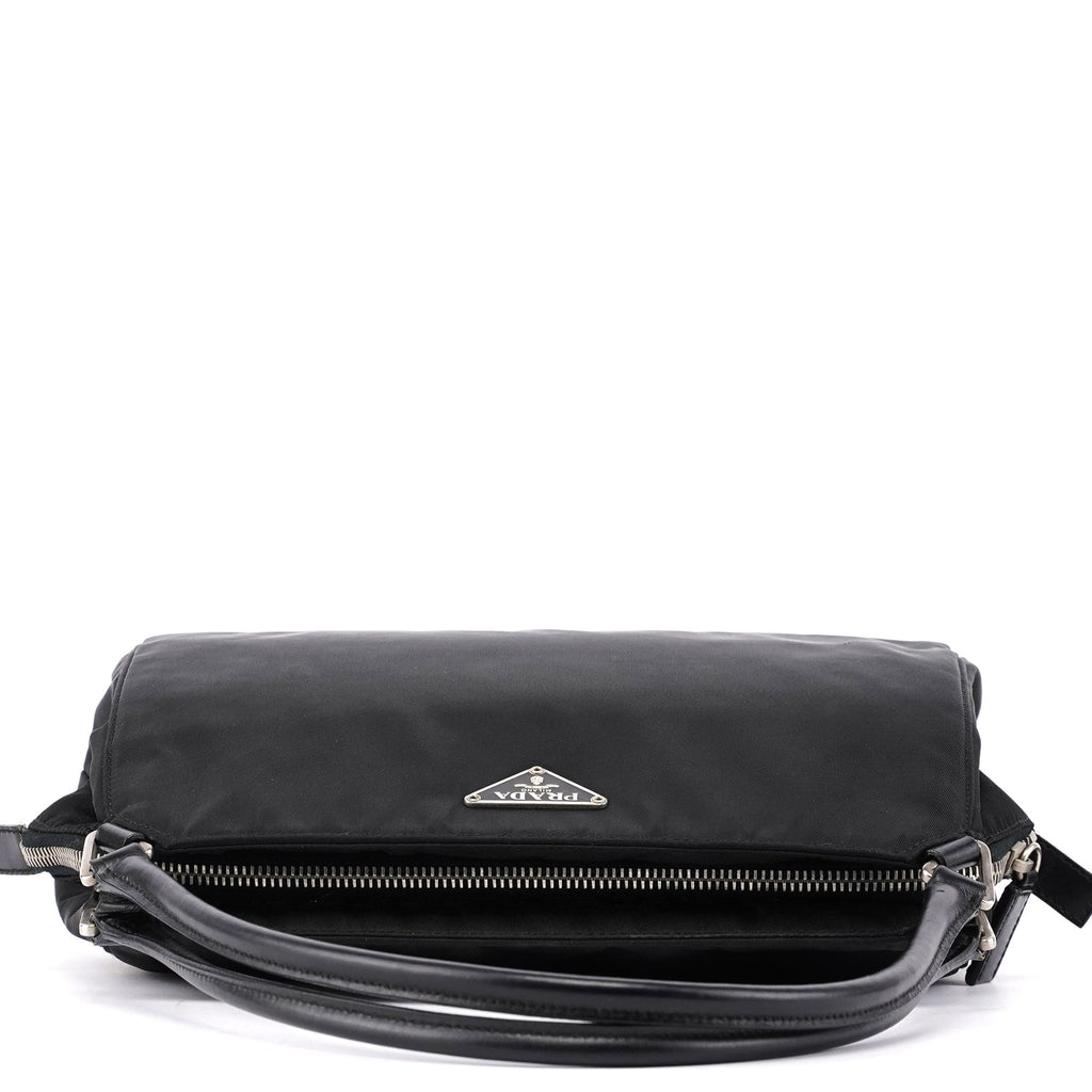 Black Tessuto Chic Shoulder Bag