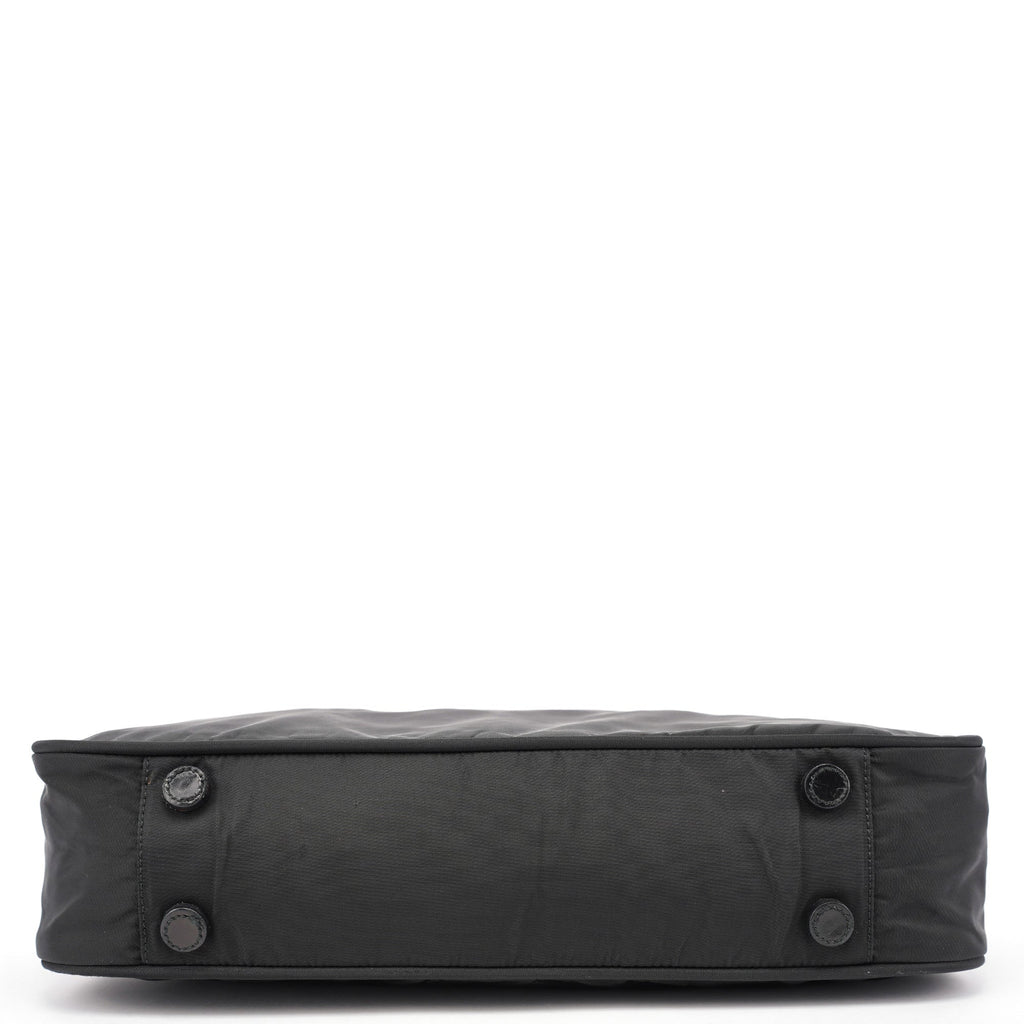Black Tessuto Hobo Shoulder Bag