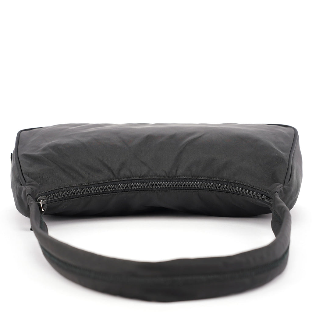 Black Tessuto Hobo Shoulder Bag
