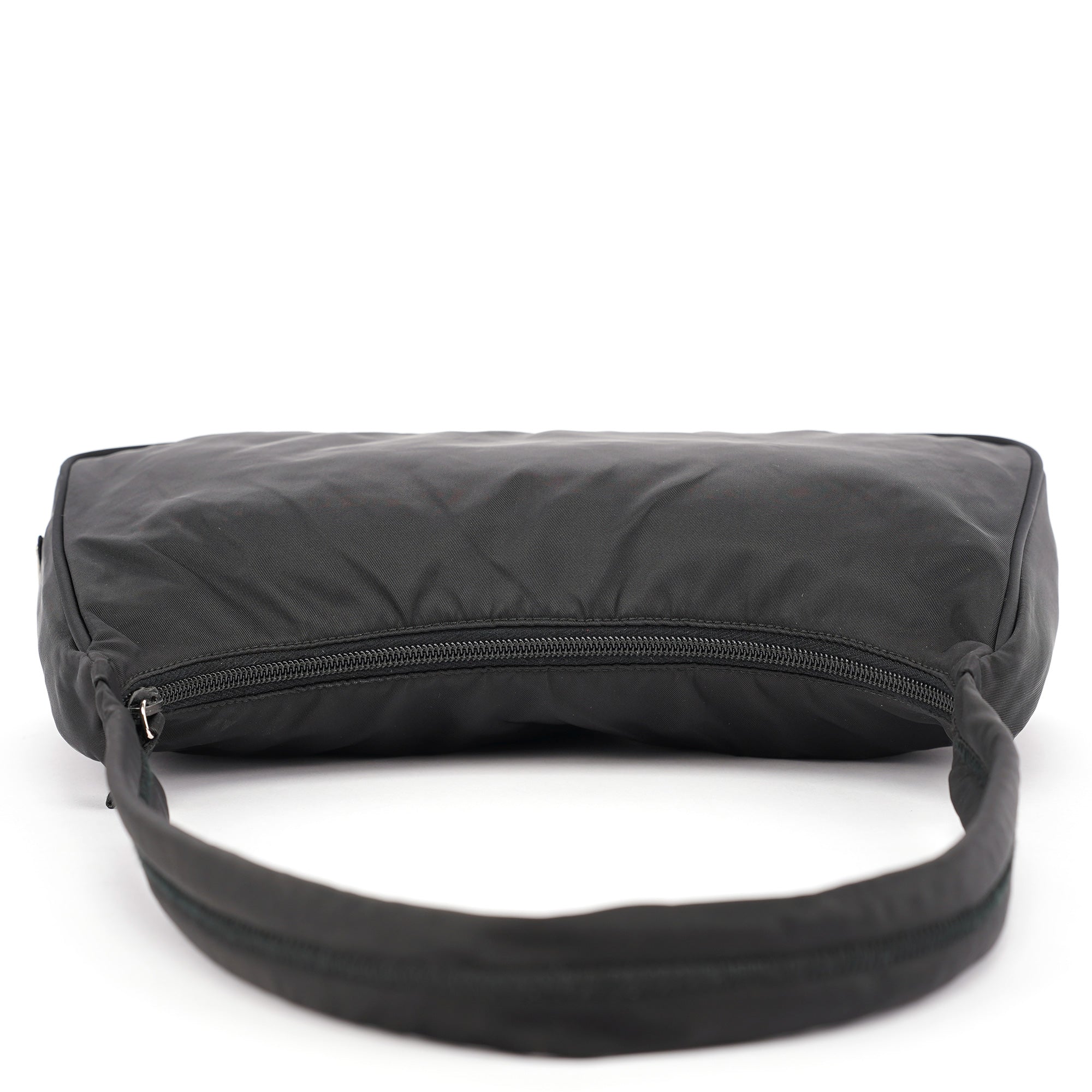 Black Tessuto Hobo Shoulder Bag