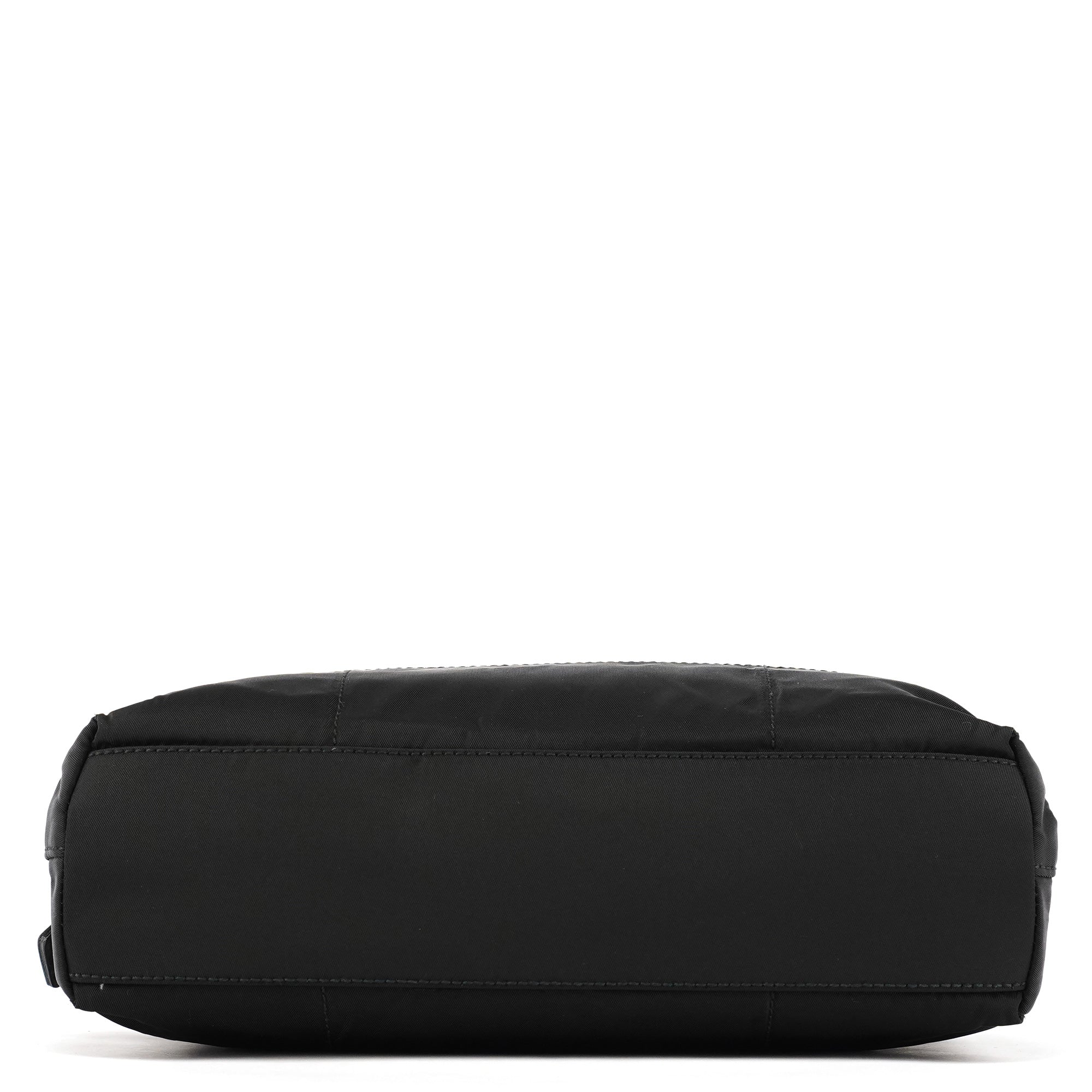 Black Tessuto Impuntu Chain Tote Bag