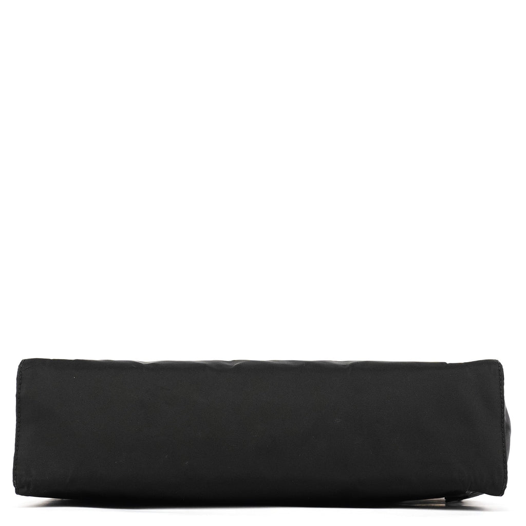 Black Tessuto Metal Nylon Tote Bag