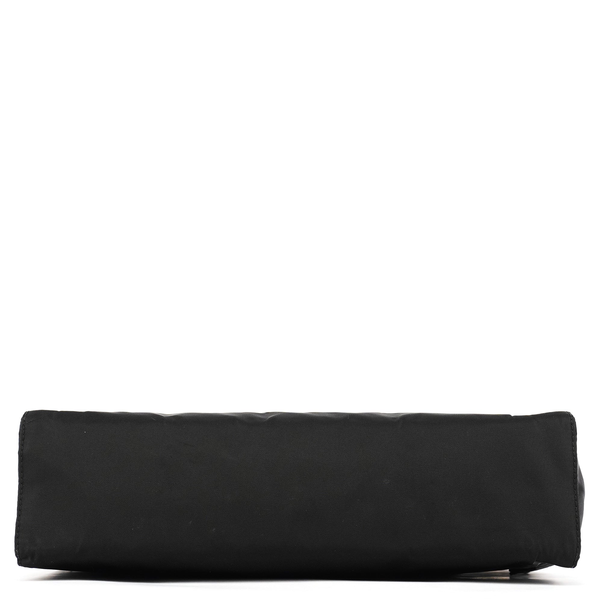Black Tessuto Metal Nylon Tote Bag