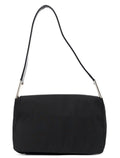 Black Tessuto Metal Shoulder Bag