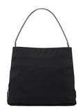 B8434 Black Tessuto Metallo Croc Shoulder Bag