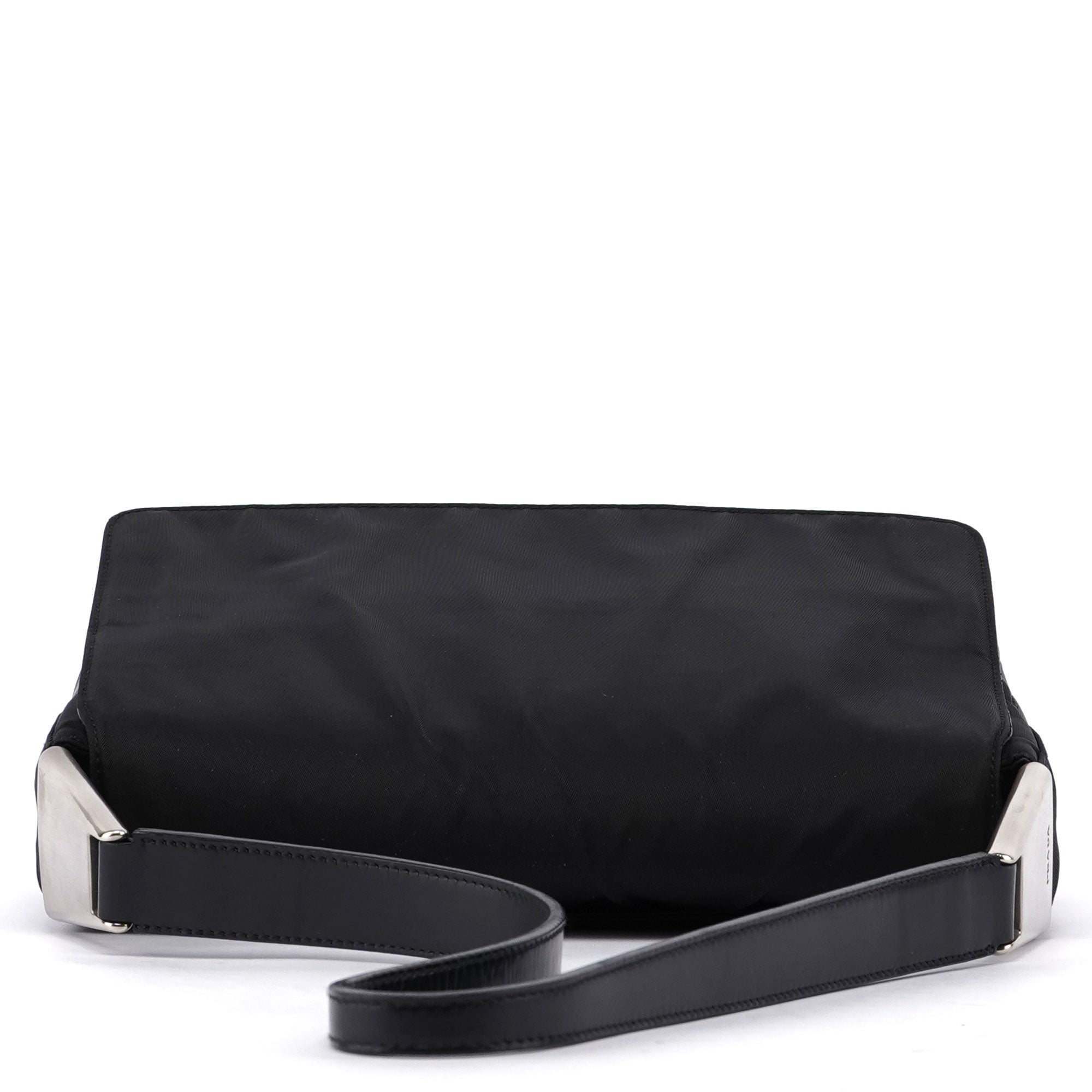 Black Tessuto Metallo Hobo Bag