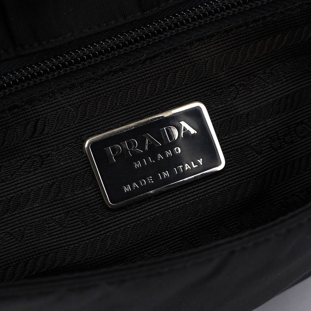 Black Tessuto Metallo Hobo Bag