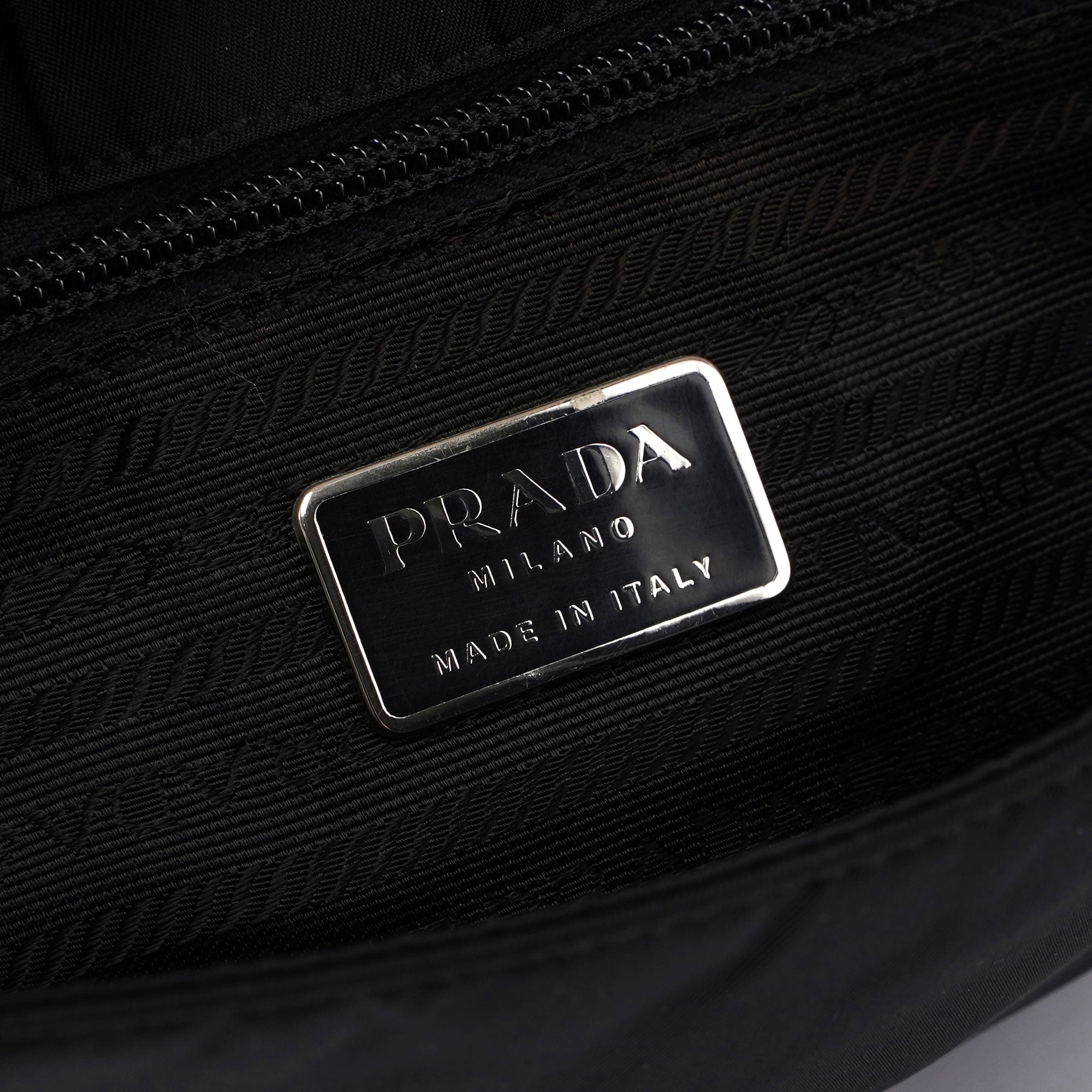 Black Tessuto Metallo Hobo Bag
