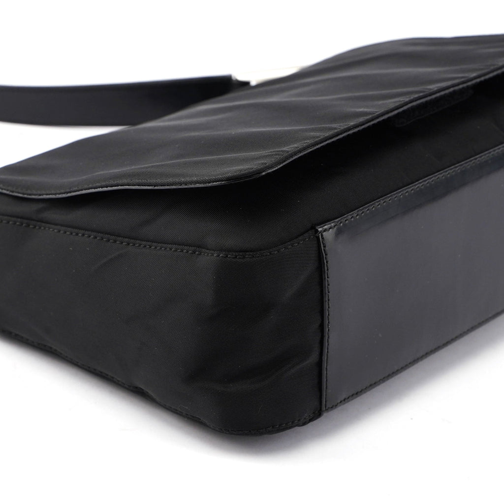 Black Tessuto Metallo Hobo Bag