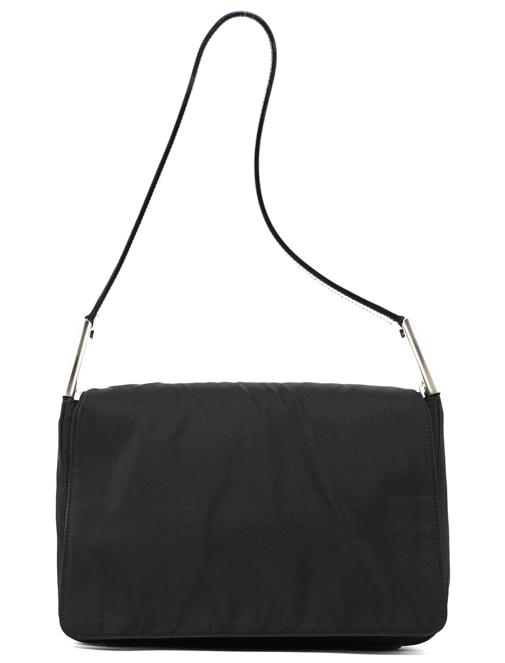 Black Tessuto Metallo Hobo Bag