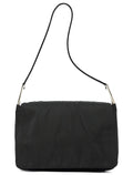 Black Tessuto Metallo Hobo Bag