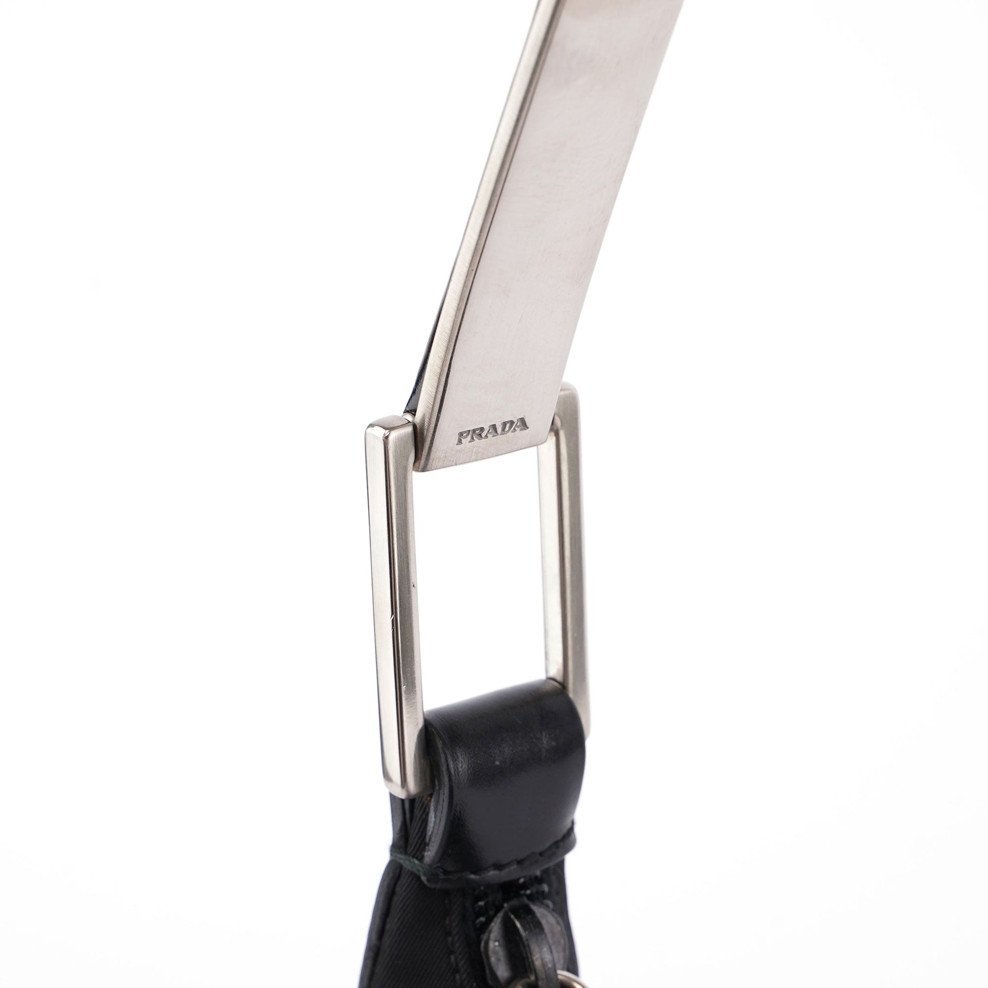 Black Tessuto Metallo Shoulder Bag