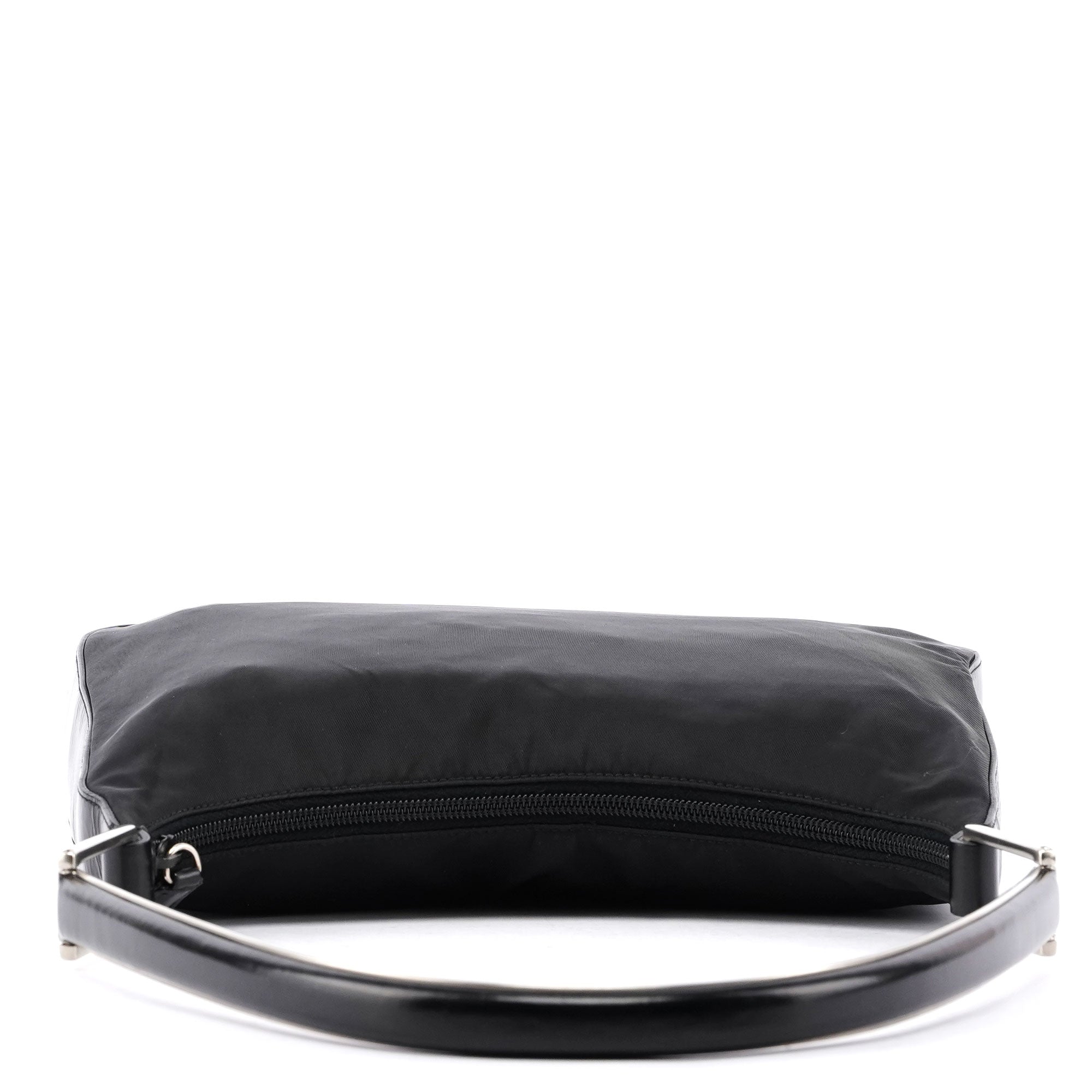 Black Tessuto Metallo Shoulder Bag