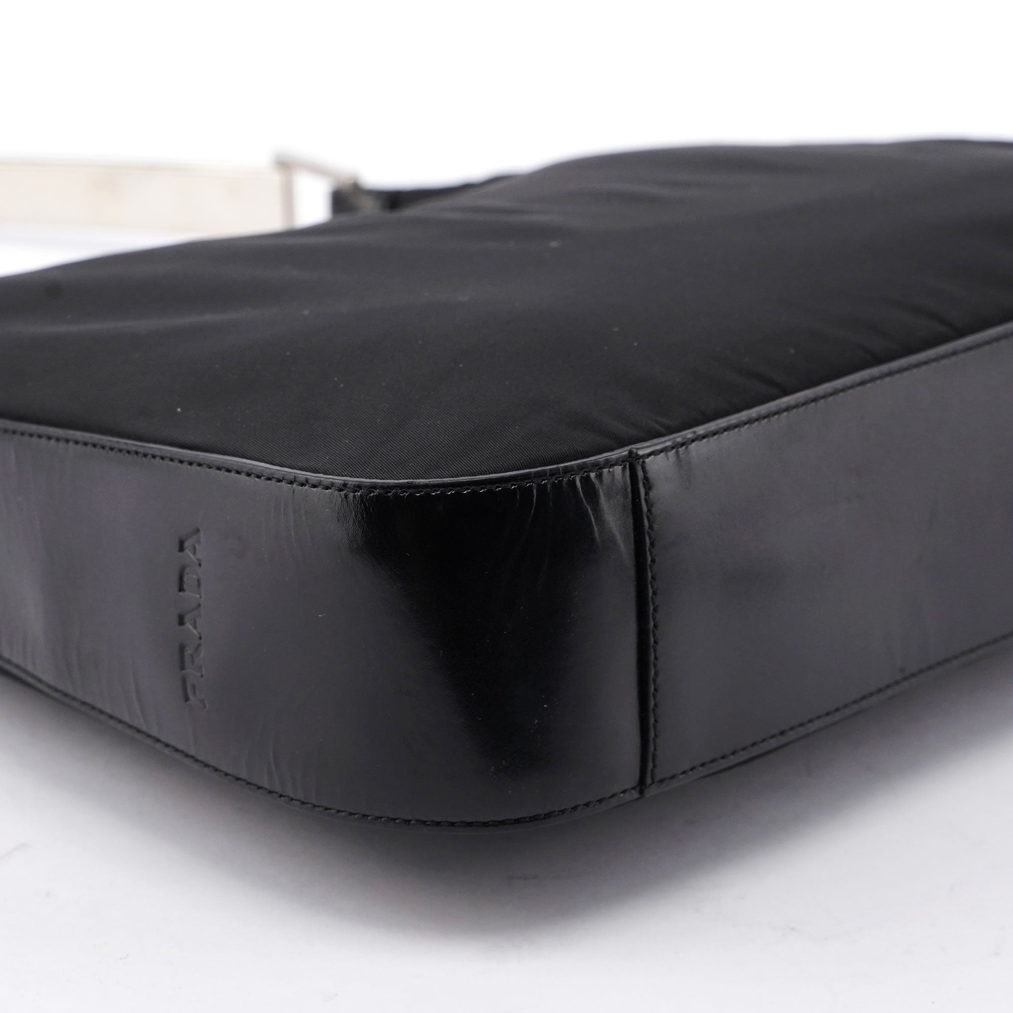 Black Tessuto Metallo Shoulder Bag