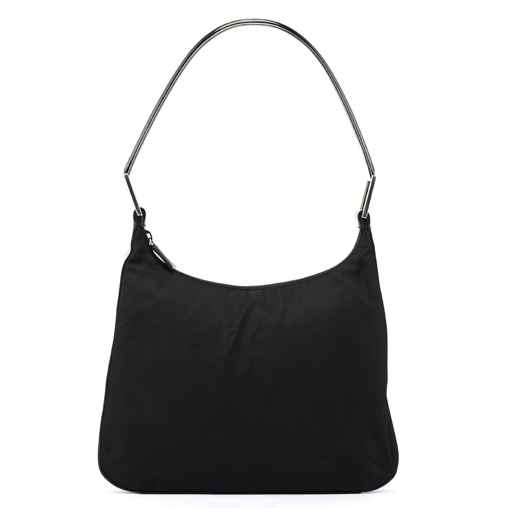 Black Tessuto Metallo Shoulder Bag
