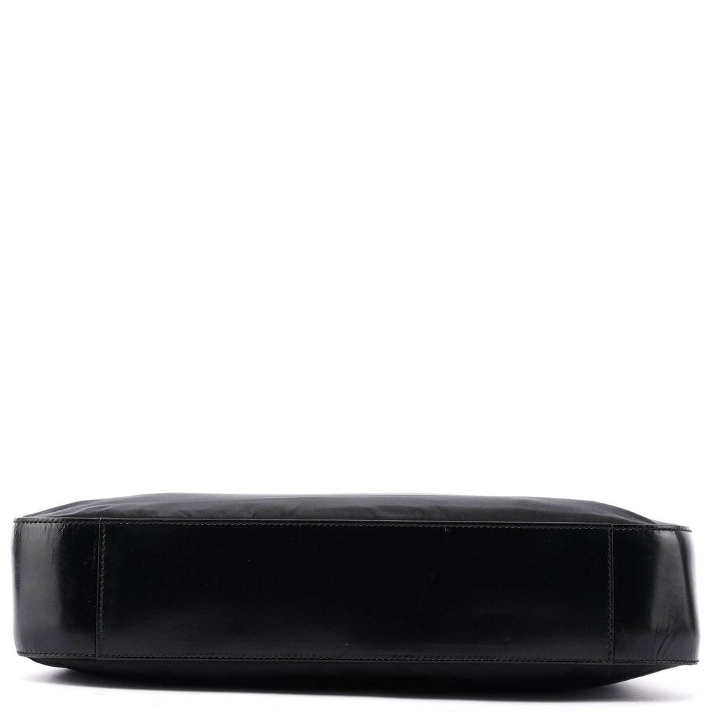 Black Tessuto Metallo Shoulder Bag