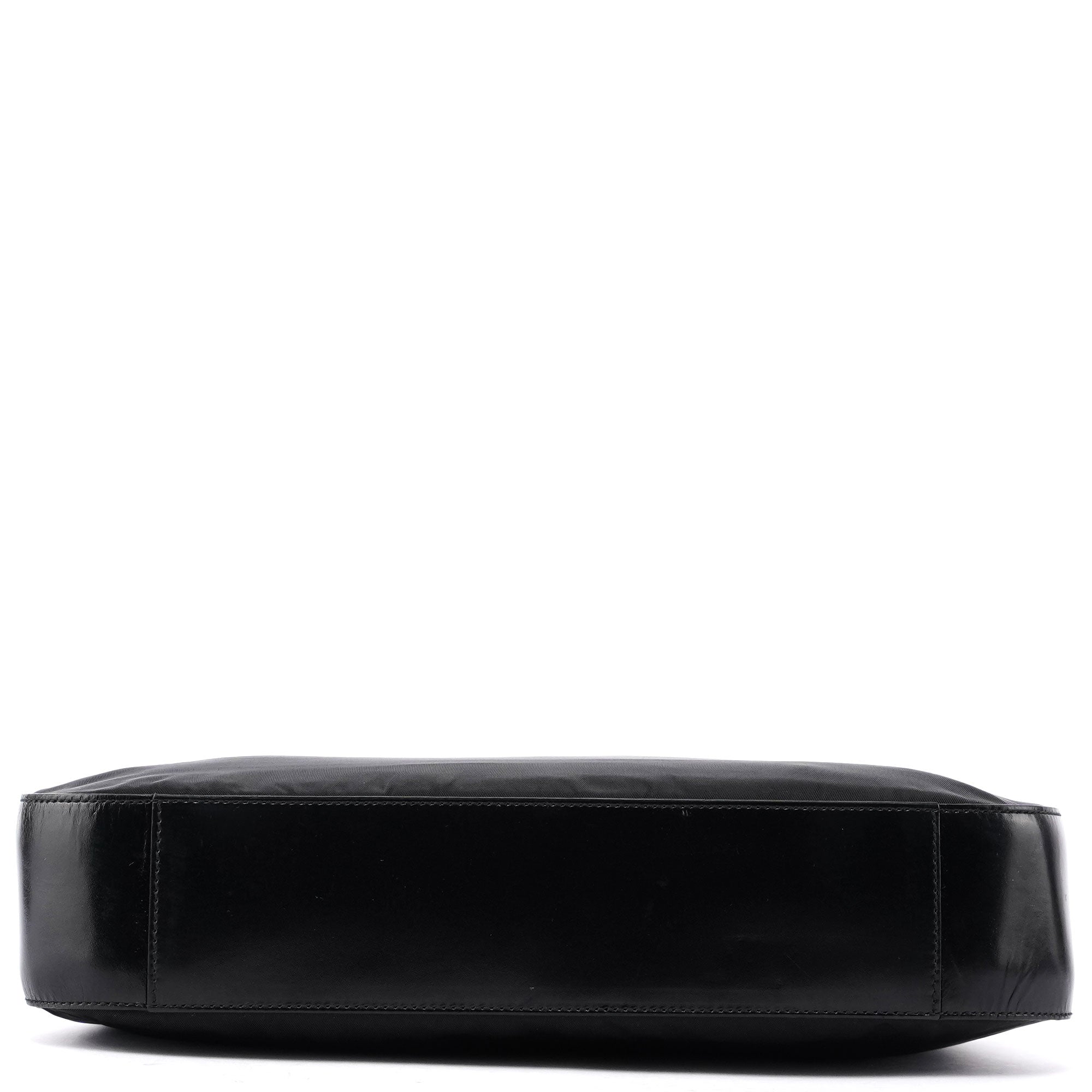 Black Tessuto Metallo Shoulder Bag