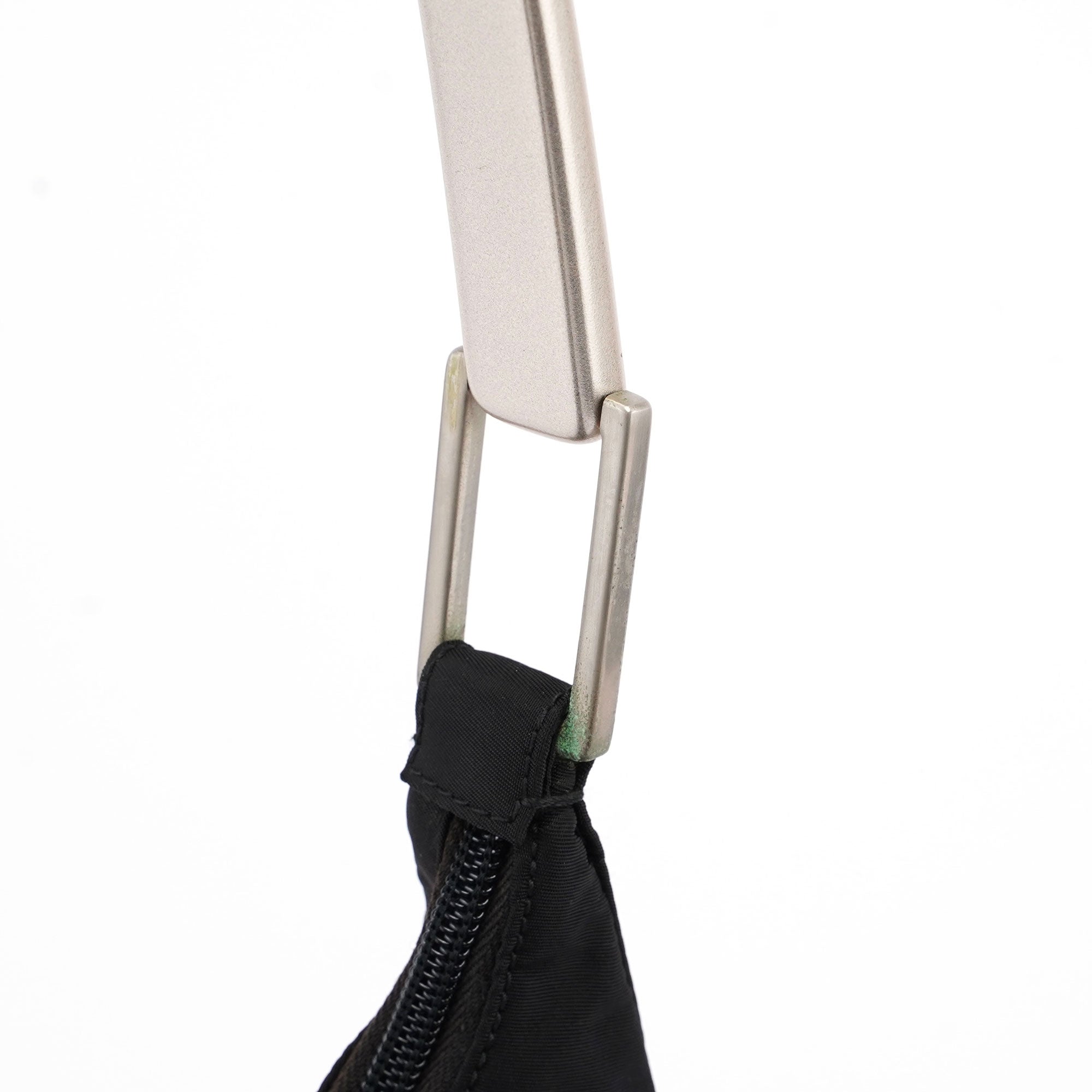 Black Tessuto Metallo Shoulder Bag