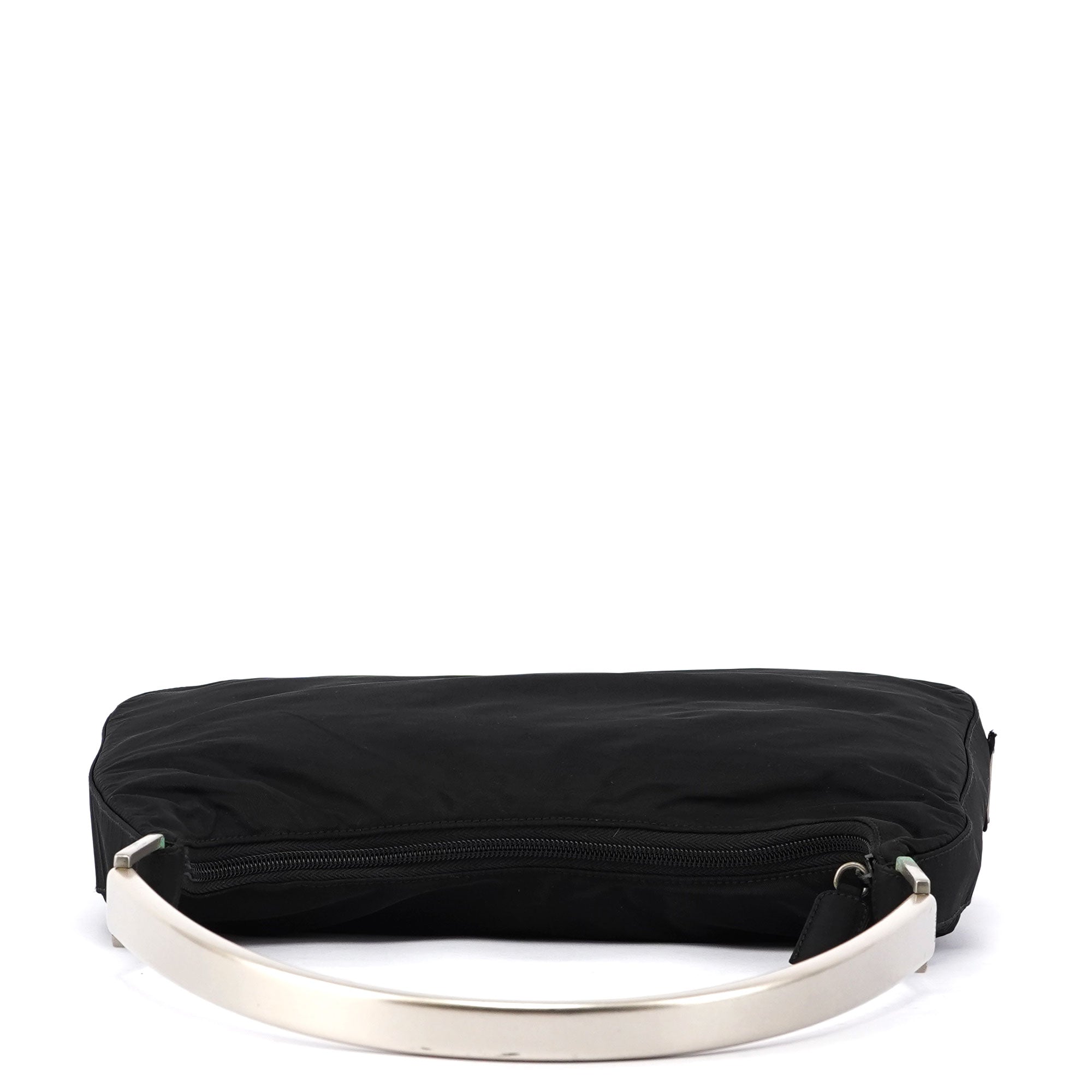 Black Tessuto Metallo Shoulder Bag