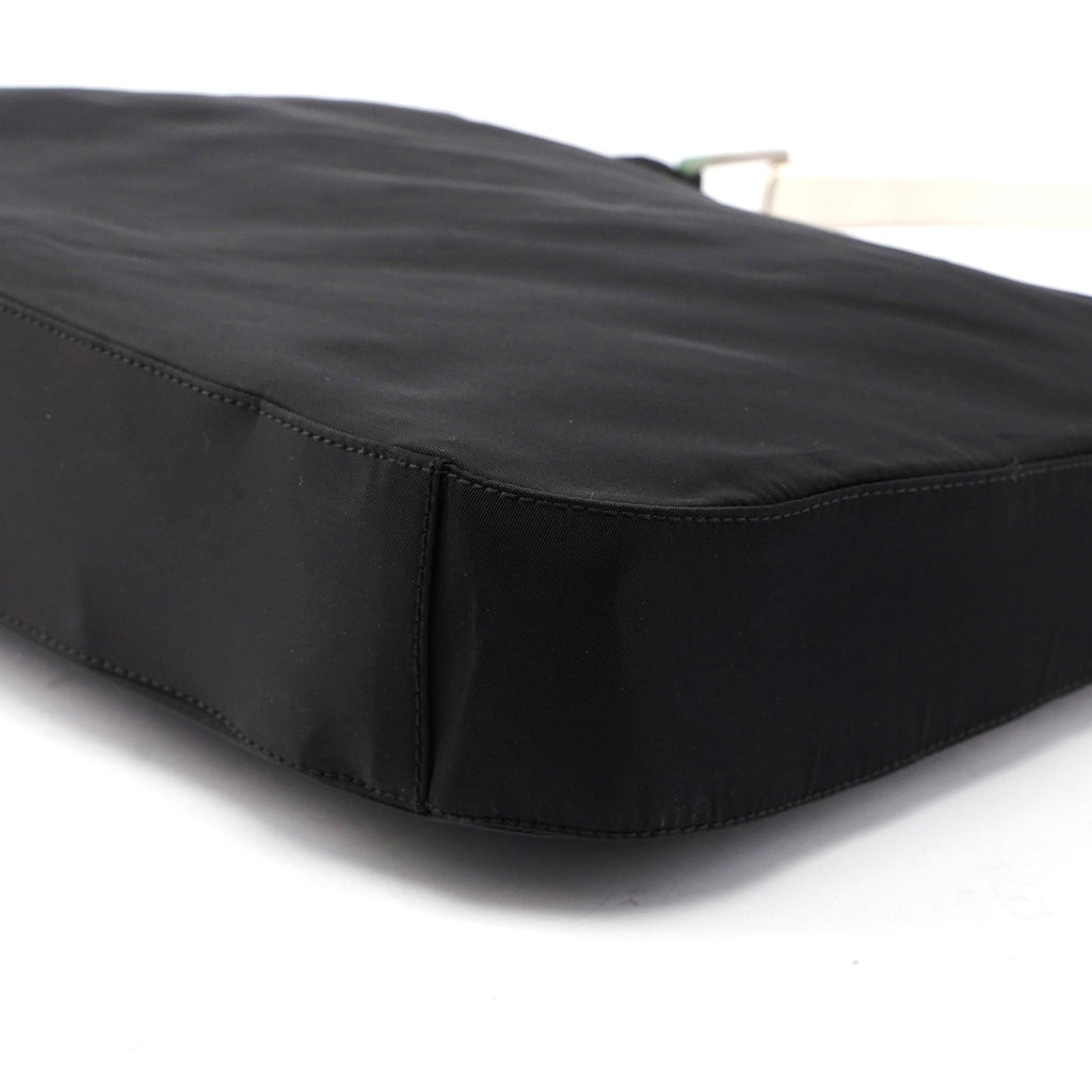 Black Tessuto Metallo Shoulder Bag