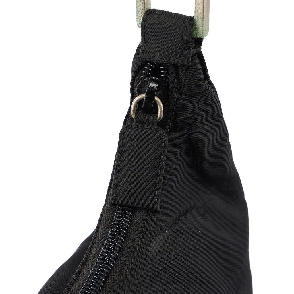 Black Tessuto Metallo Shoulder Bag